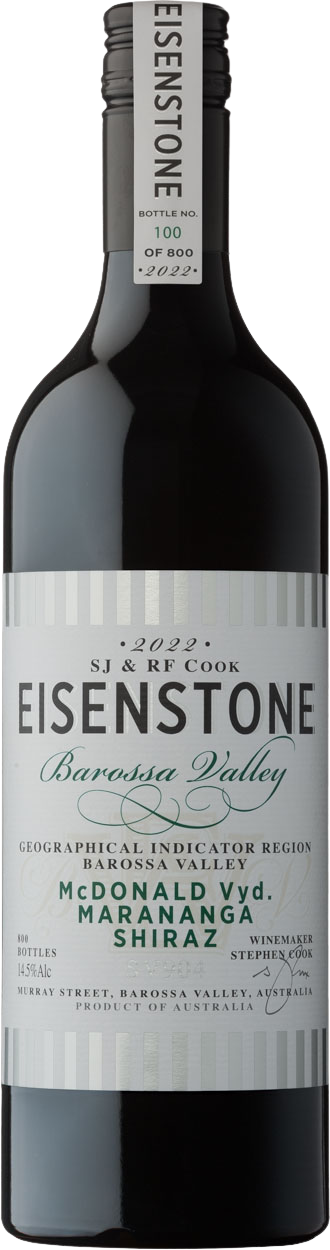 Eisenstone McDonald Vyd. Marananga SV904 Shiraz 2022